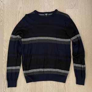 Uniqlo lightweight men's striped sweater